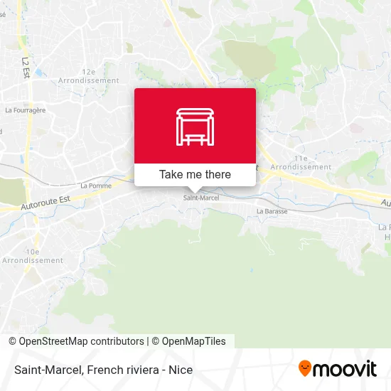 Saint-Marcel map