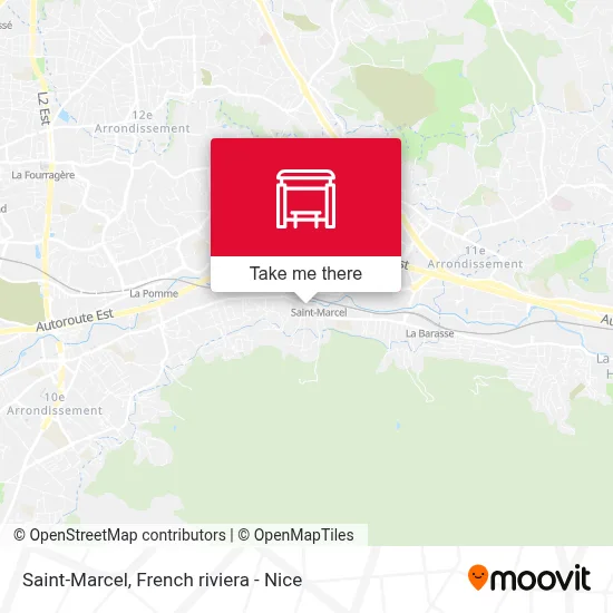 Saint-Marcel map