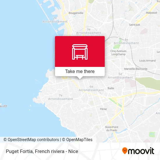 Puget Fortia map