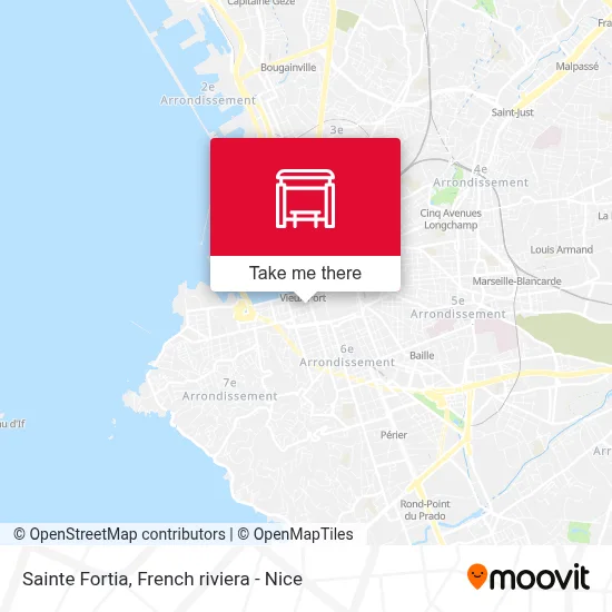 Sainte Fortia map