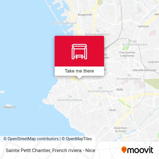 Mapa Sainte Petit Chantier