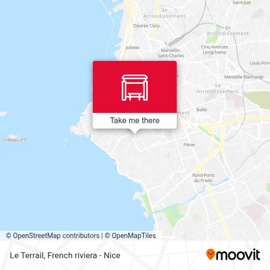 Le Terrail map