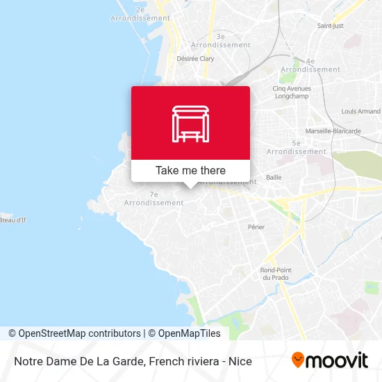 Notre Dame De La Garde map