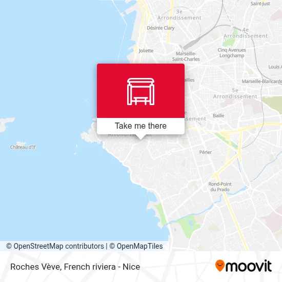 Roches Vève map