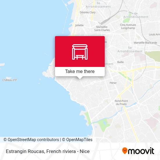 Estrangin Roucas map