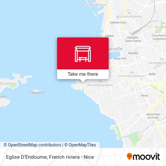 Eglise D'Endoume map
