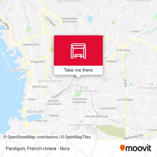 Pardigon map