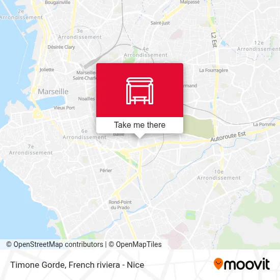 Timone Gorde map