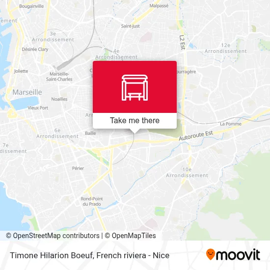 Timone Hilarion Boeuf map