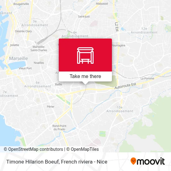 Timone Hilarion Boeuf map