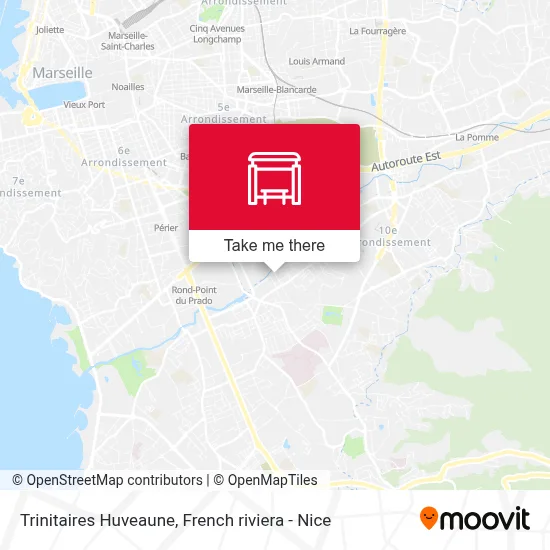 Trinitaires Huveaune map