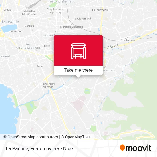La Pauline map