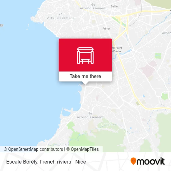 Escale Borély map
