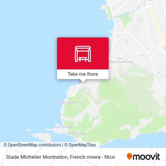 Stade Michelier Montredon map