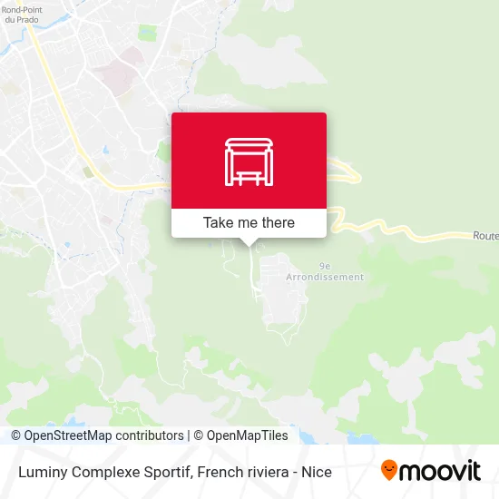 Luminy Complexe Sportif map