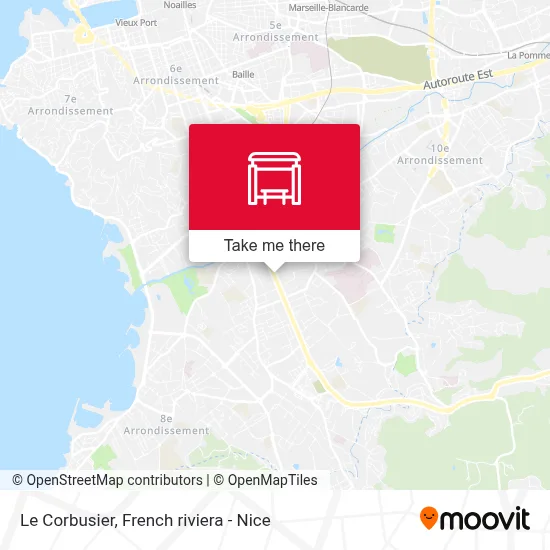 Le Corbusier map