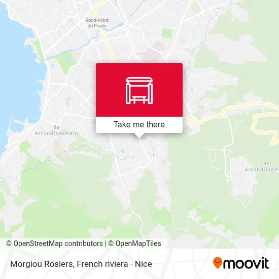 Morgiou Rosiers map