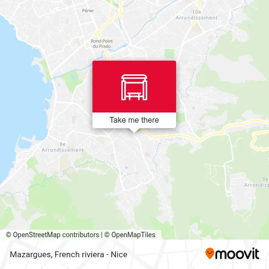 Mazargues map