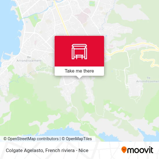 Colgate Agelasto map