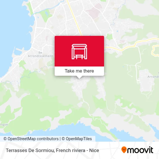 Terrasses De Sormiou map