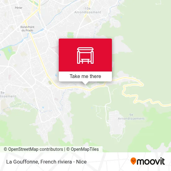 La Gouffonne map