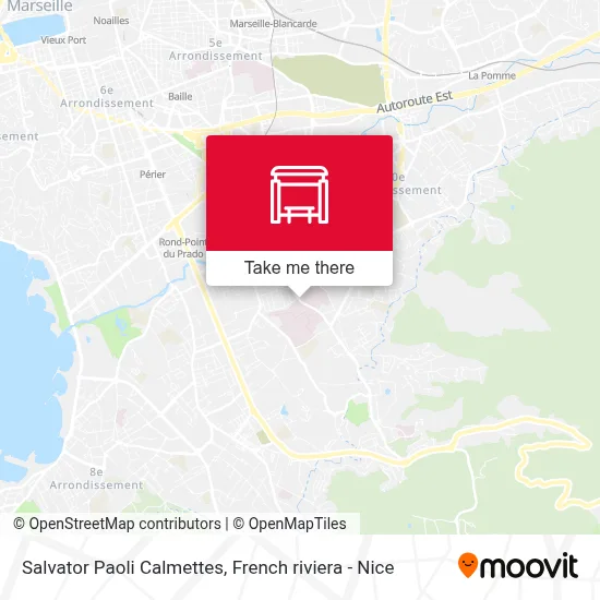 Salvator Paoli Calmettes map