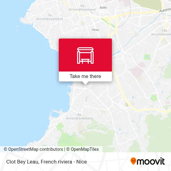 Clot Bey Leau map
