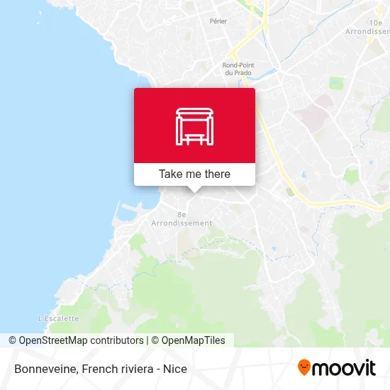 Bonneveine map