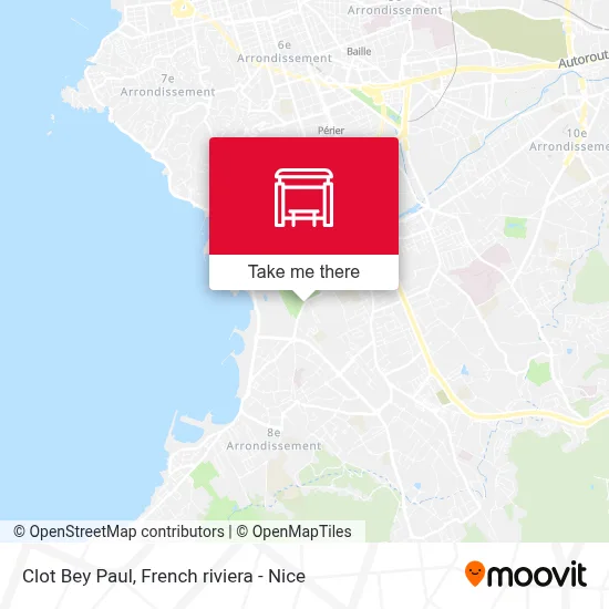 Clot Bey Paul map