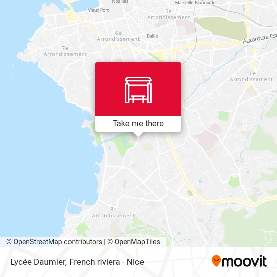 Lycée Daumier map