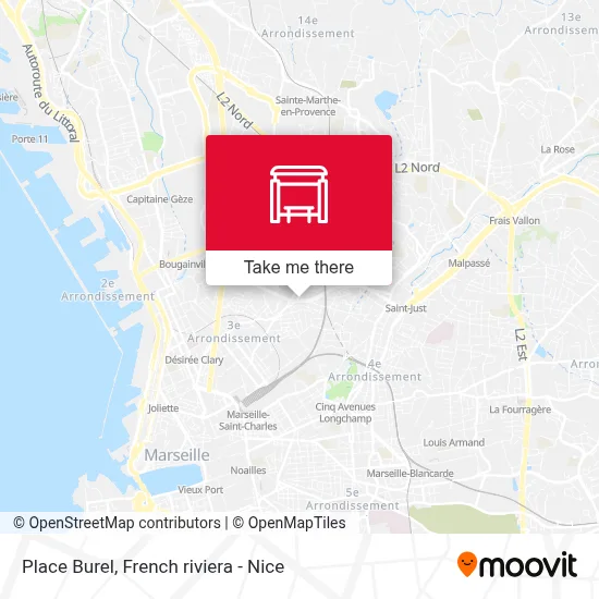 Place Burel map