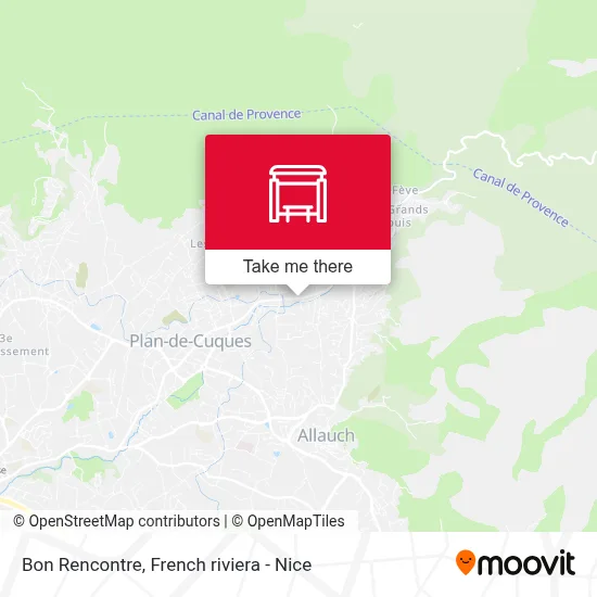 Bon Rencontre map