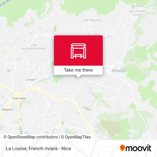 La Louise map