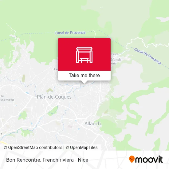 Bon Rencontre map