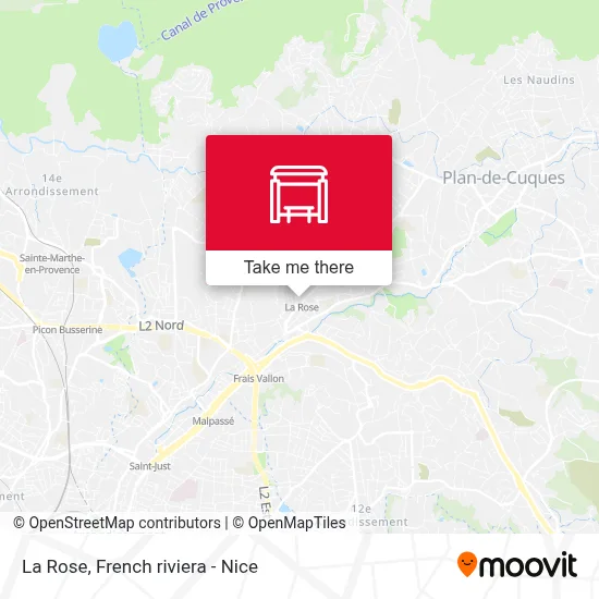 La Rose map