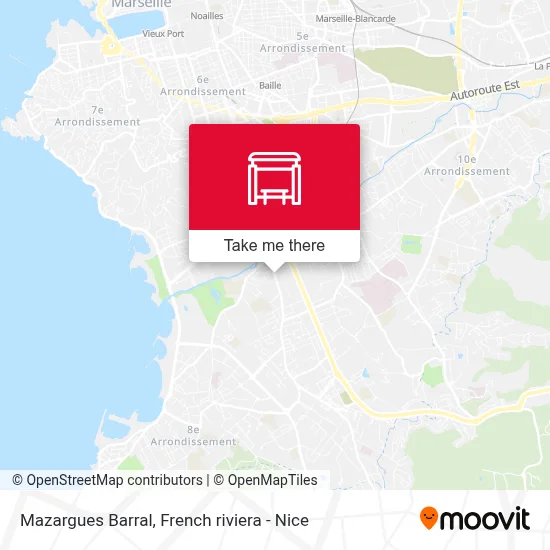 Mazargues Barral map