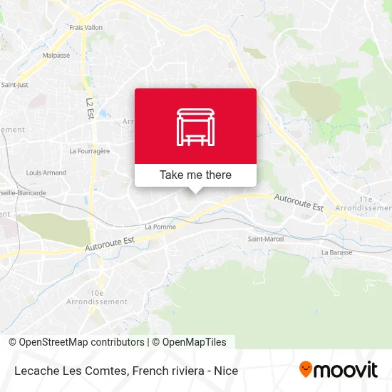 Lecache Les Comtes map