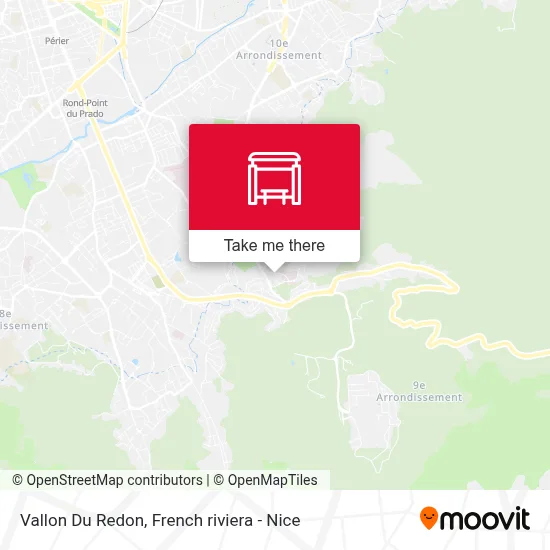 Vallon Du Redon map