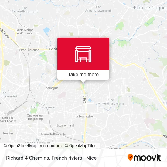 Richard 4 Chemins map