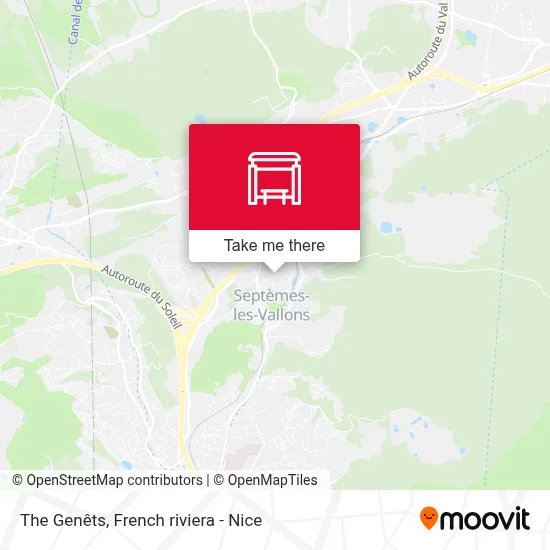 Les Genêts map