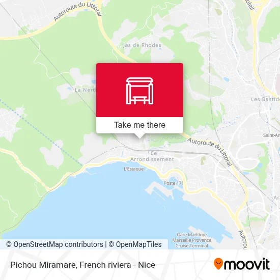 Pichou Miramare map
