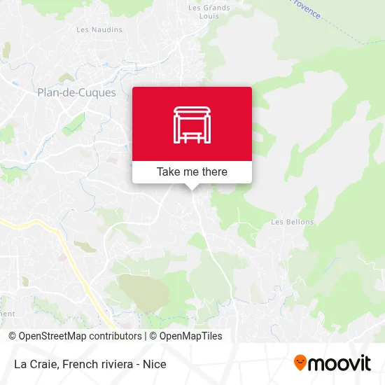 La Craie map