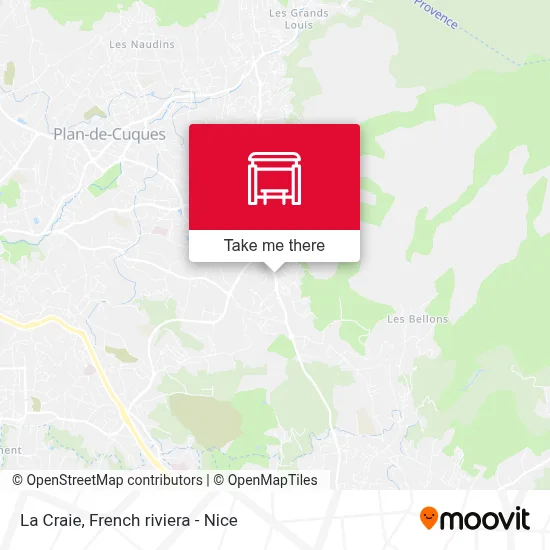 La Craie map