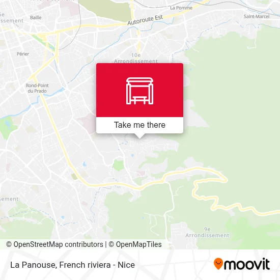 La Panouse map