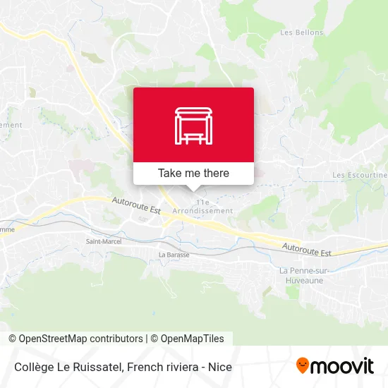 Collège Le Ruissatel map