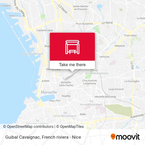 Guibal Cavaignac map