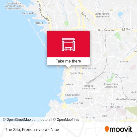Le Silo map