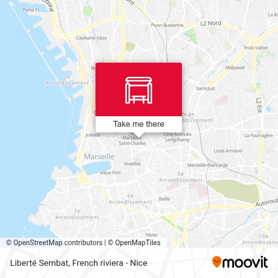 Liberté Sembat map