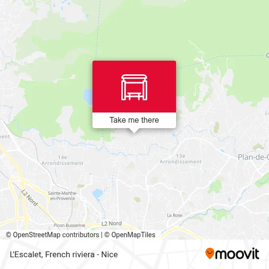 L'Escalet map