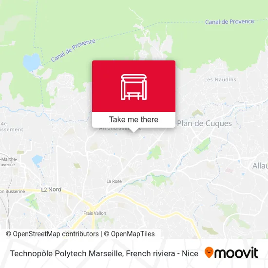 Technopôle Polytech Marseille map